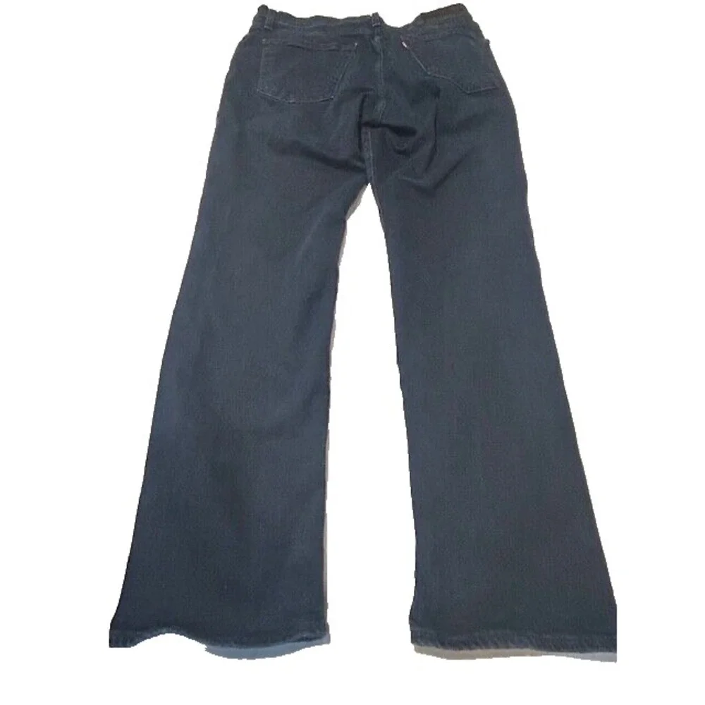 LEVI'S Men's 541 Jeans 33W x 32L Dark Blue Wash, Black Label Athletic Fit